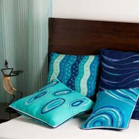 Hand Embroidered Cushion Cover